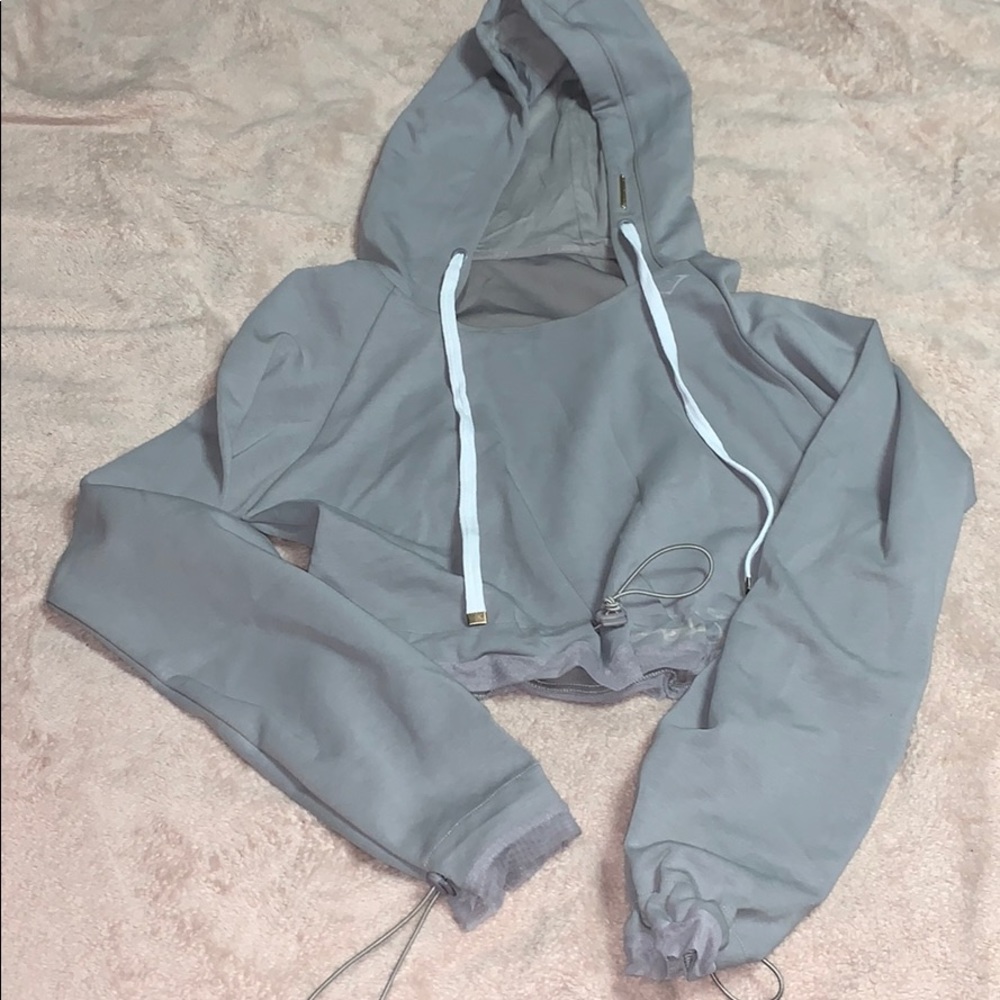 Whitney Simmons Gymshark Cropped Hoodie